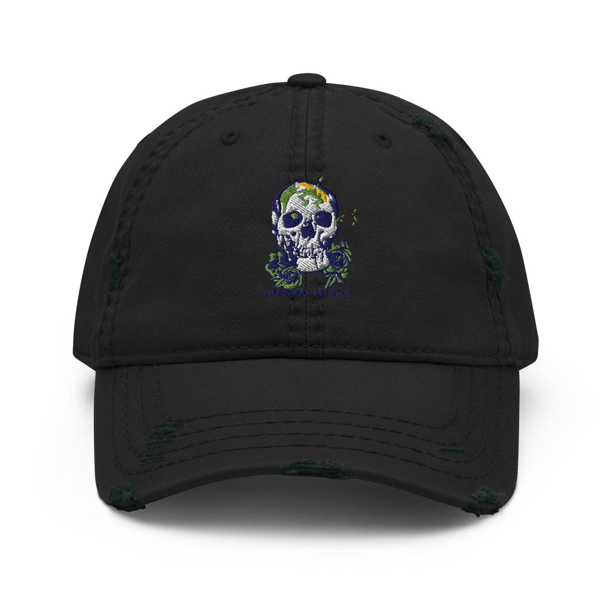 BEESMOOVE Flame Runner Distressed Dad Hat - Beesmoove 