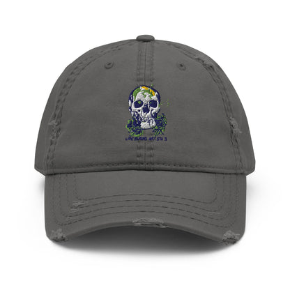 BEESMOOVE Flame Runner Distressed Dad Hat - Beesmoove 