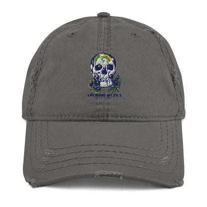 BEESMOOVE Flame Runner Distressed Dad Hat - Beesmoove 