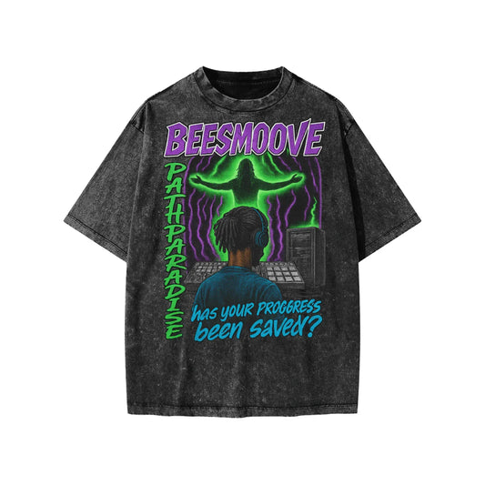 BEESMOOVE Divine upload Washed Kids' T-shirt - Beesmoove 