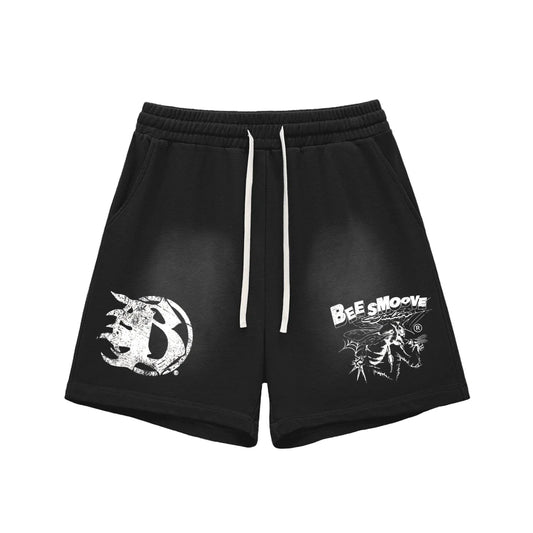 BEESMOOVE B-Squadron: Black Ops Cotton Shorts - Beesmoove 