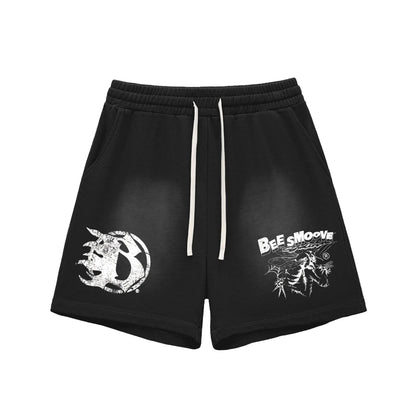 BEESMOOVE B-Squadron: Black Ops Cotton Shorts - Beesmoove 