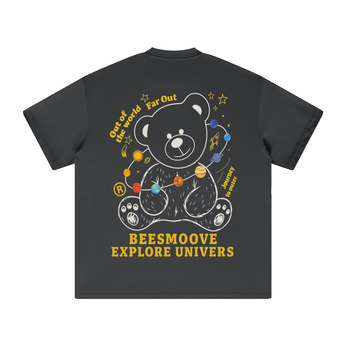 BEESMOOVE Hive Heritage Heavyweight Earth Tone T-Shirt