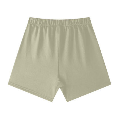 BEESMOOVE HIVEBREAKER Sun Lords Edition Heavyweight Earth Tone Loose Fit FOG 100% Cotton Shorts - Beesmoove 
