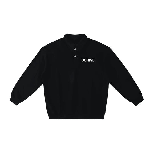 BEESMOOVE DOHIVE Heavyweight Polo-Collar Sweatshirt - Beesmoove 