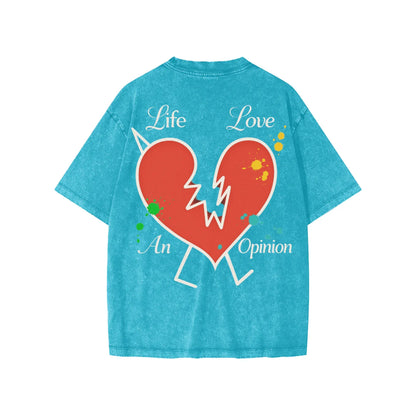 BEESMOOVE Heartbreak Hijack Washed Kids' T-shirt - Beesmoove 