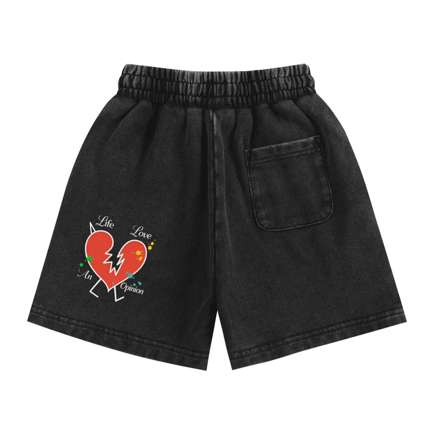 BEESMOOVE Heartbreak Hijack Washed Kids' Shorts - Beesmoove 