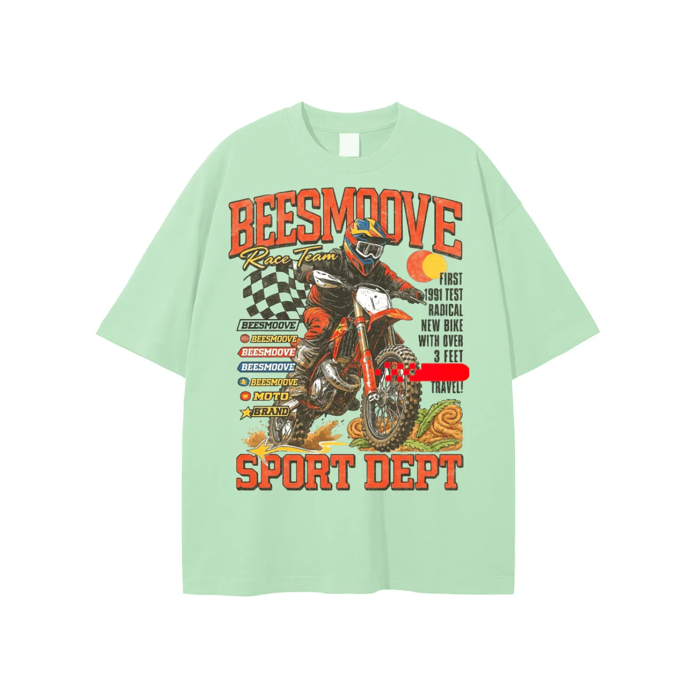 BEESMOOVE: Throttle Legends ’91 T-shirt - Beesmoove 