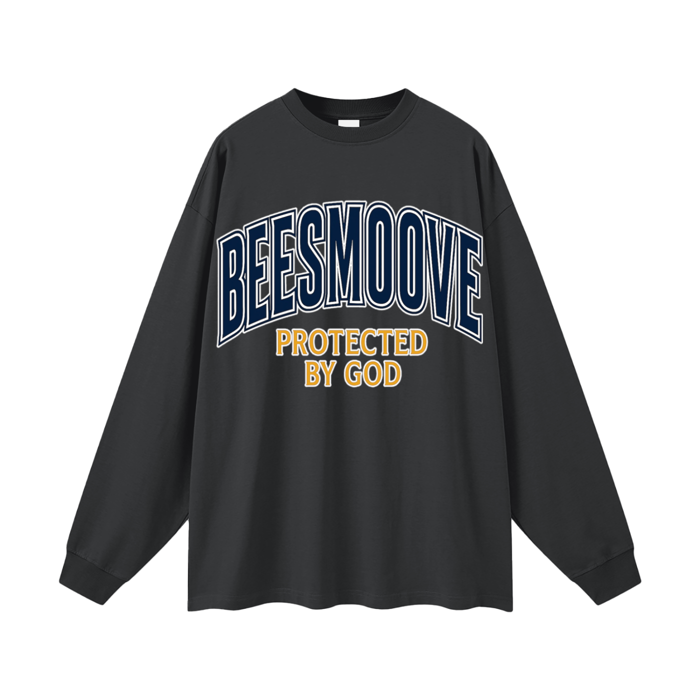 BEESMOOVE Protected by God Oversized Long Sleeve T-Shirt
