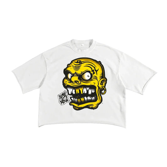 BEESMOOVE DUMB! LET’S MOVE Raw Edge T-shirt - Beesmoove 
