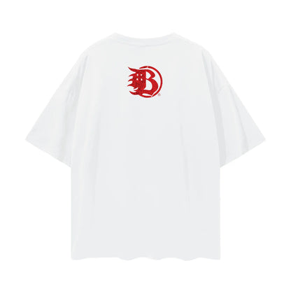 BEESMOOVE Invasion of the Drip Killers Oversize Deep Drop Shoulder Tee - Beesmoove 