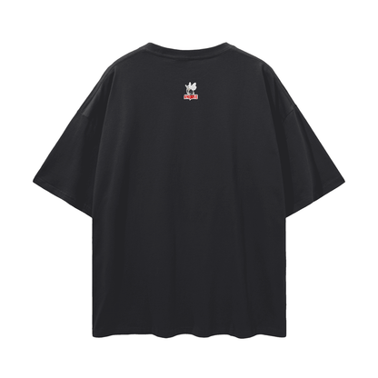 BEESMOOVE Akatsuki Streetwear Loose Drop Shoulder T-Shirt - Beesmoove 