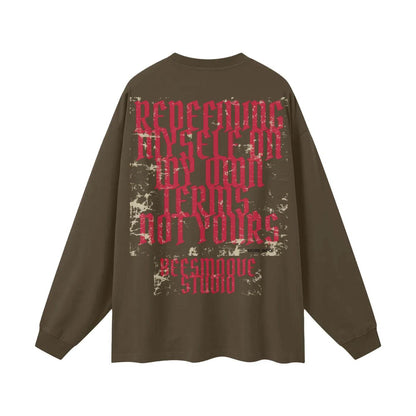 Beesmoove God Shaped Me Long Sleeve Tee - Beesmoove 