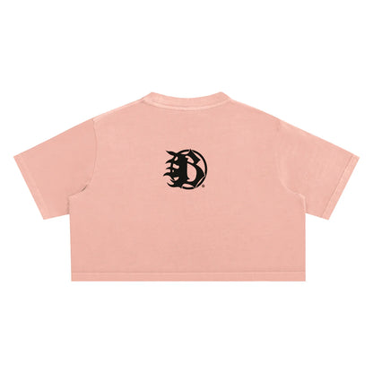 BEESMOOVE BlackSouth Snow Washed Crop Top - Beesmoove 