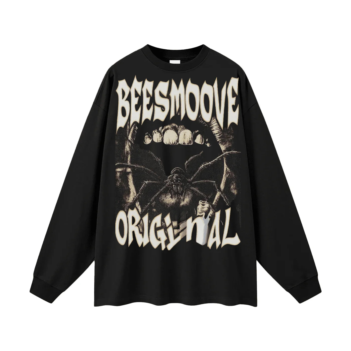 BEESMOOVE Knowledge Ignites Cotton Long Sleeve Tee - Beesmoove 