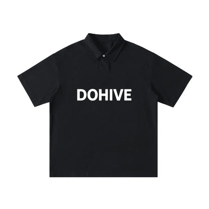 BEESMOOVE DOHIVE Loose Cotton Short-Sleeve Polo Shirt - Beesmoove 