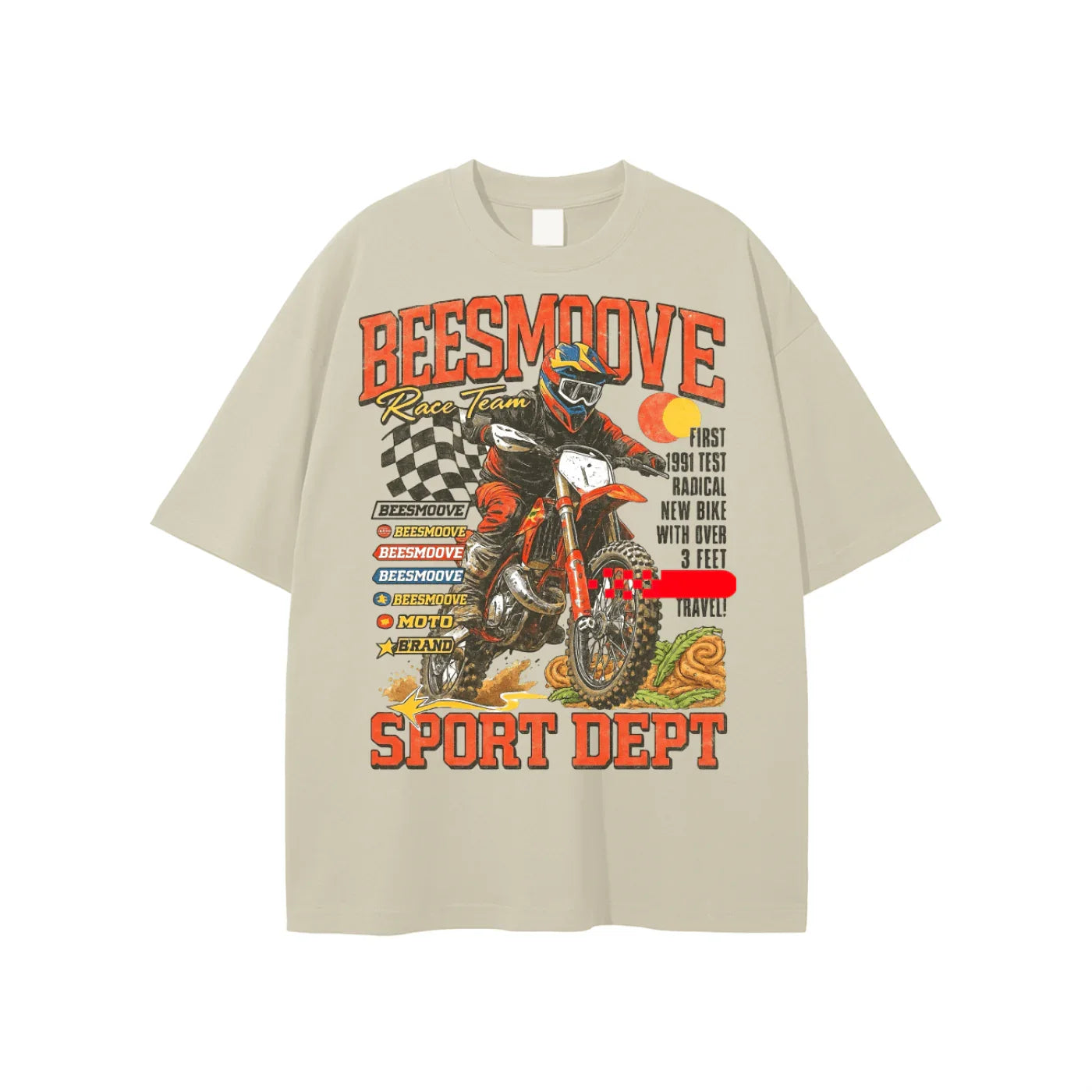 BEESMOOVE: Throttle Legends ’91 T-shirt - Beesmoove 