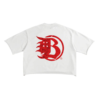 BEESMOOVE Glory or Nothing Terry Raw Edge T-shirt - Beesmoove 