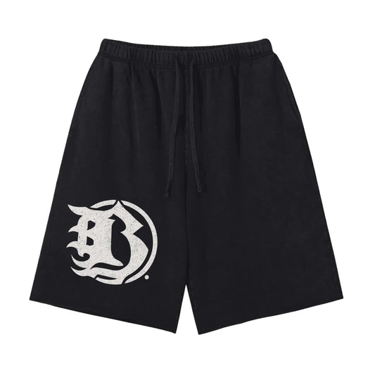 BEESMOOVE Sunburst Signature 
 Vintage Washed Shorts - Beesmoove 