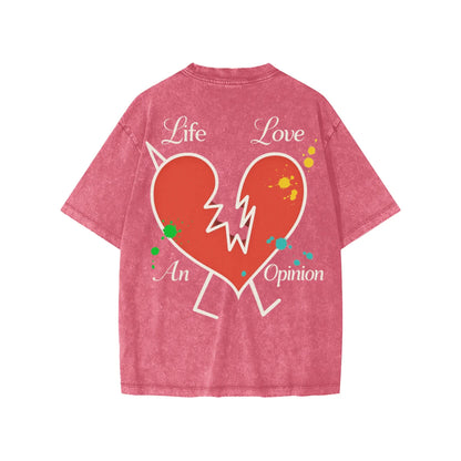 BEESMOOVE Heartbreak Hijack Washed Kids' T-shirt - Beesmoove 