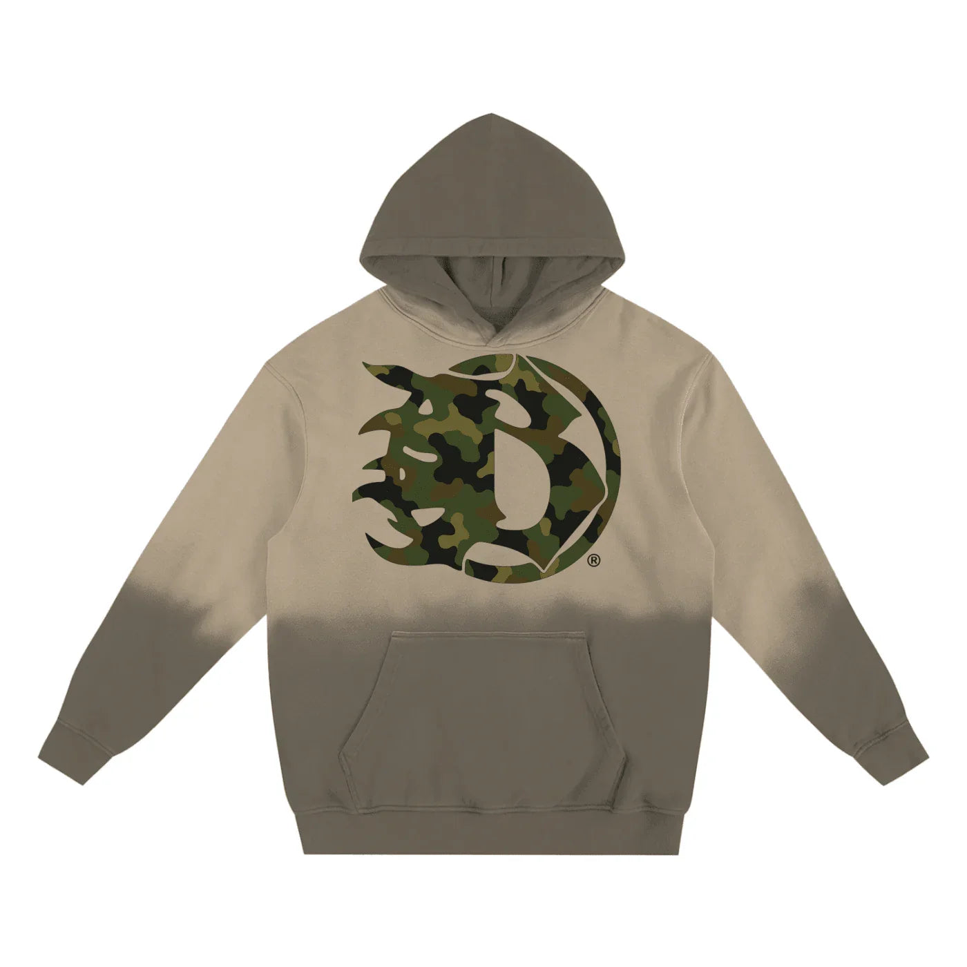 BEESMOOVE camouflage Frequency Sun Fade Hoodie - Beesmoove 