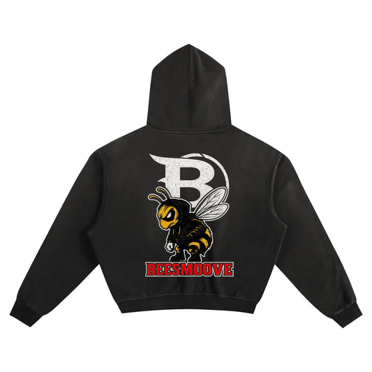 BEESMOOVE Swarm Mentality Boxy Hoodie - Beesmoove 