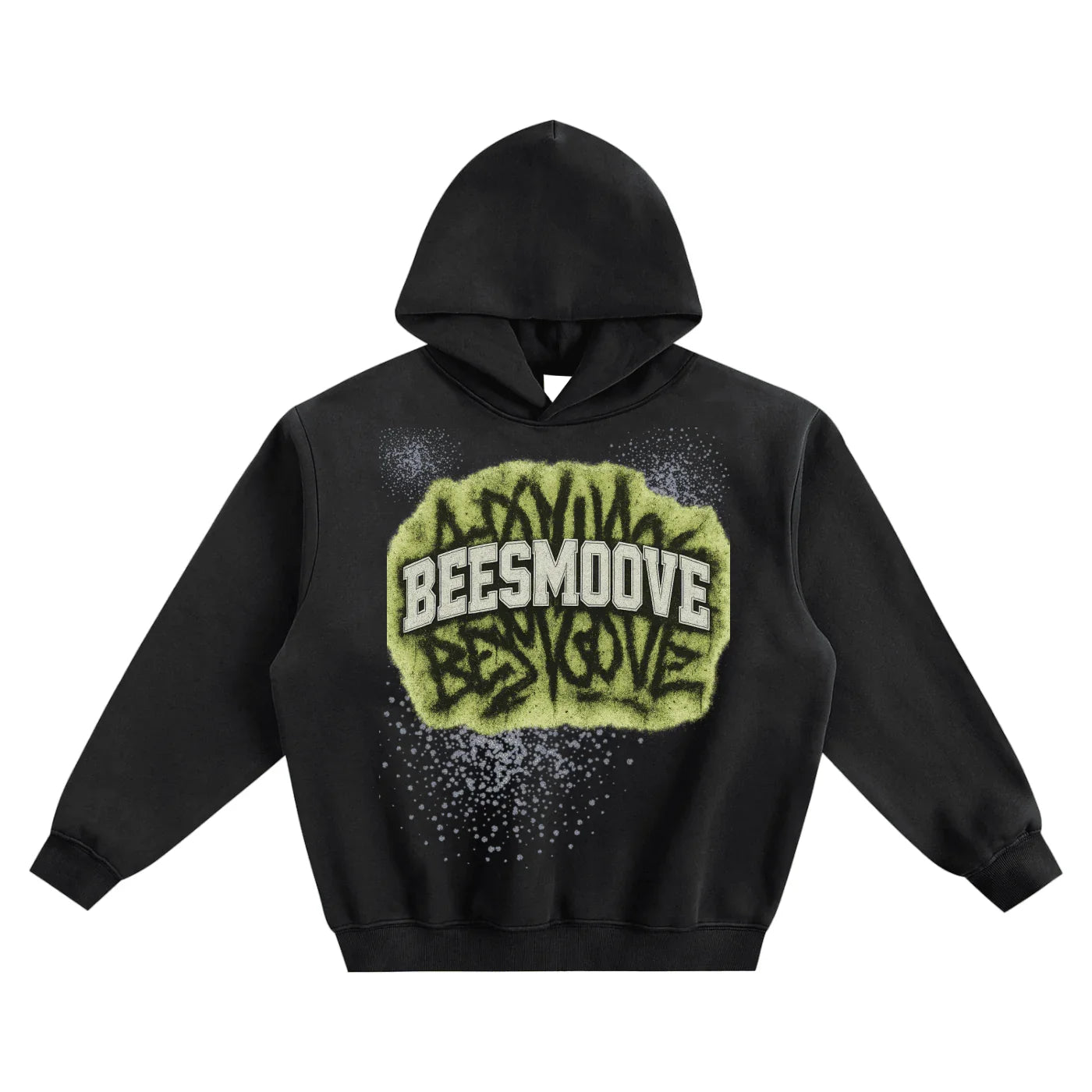 BEESMOOVE Toxic Crown Boxy Hoodie - Beesmoove 