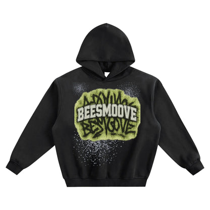 BEESMOOVE Toxic Crown Boxy Hoodie - Beesmoove 