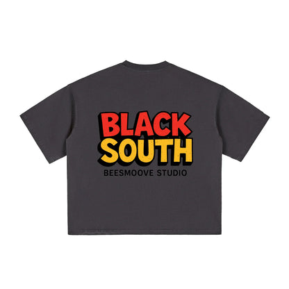 BEESMOOVE Lil Boo Da Menace Washed Boxy T-Shirt - Beesmoove 