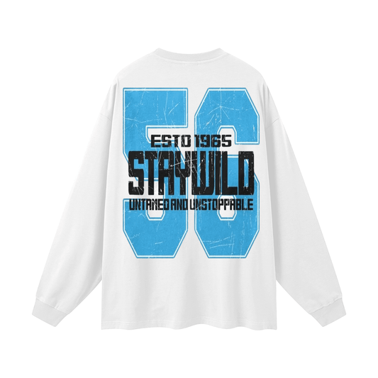 BEESMOOVE Savage Era Oversized Long Sleeve T-Shirt - Beesmoove 