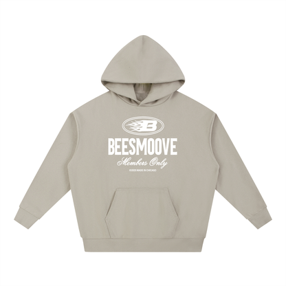 BEESMOOVE Heritage white Mark Hoodie - Beesmoove 