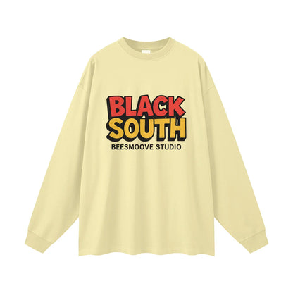 BEESMOOVE BlackSouth Collective Cotton Long Sleeve Tee - Beesmoove 