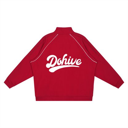 BEESMOOVE DOHIVE Reflection Striped Raglan Sleeve  Jacket