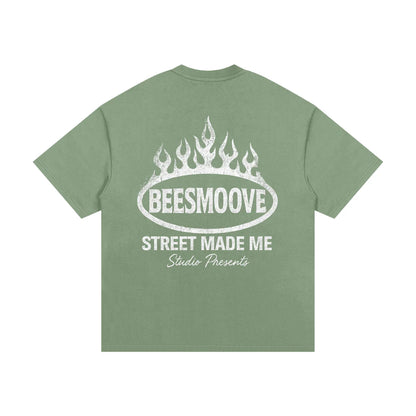 BEESMOOVE Street Star Surveillance Heavyweight Cotton T-Shirt - Beesmoove 