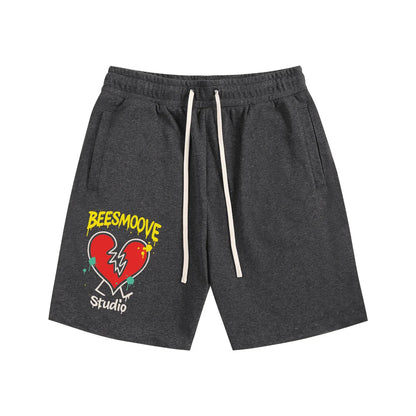 BEESMOOVE Heartbreak Hijack Cotton Shorts - Beesmoove 