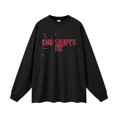 Beesmoove God Shaped Me Long Sleeve Tee - Beesmoove 