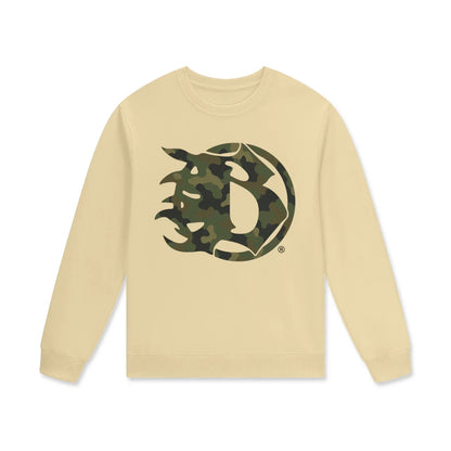 BEESMOOVE camouflage Frequency Staple 100% Cotton Pullover - Beesmoove 