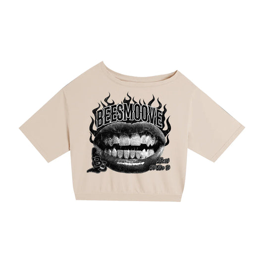 BEESMOOVE Better Than Your Ex 
Asymmetric Shoulder Oversized T-Shirt - Beesmoove 