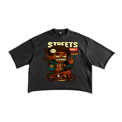 BEESMOOVE BlackSouth LiL BOO Streets Legend Raw Edge T-Shirt