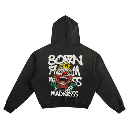 BEESMOOVE Madness Unleashed Boxy Hoodie - Beesmoove 