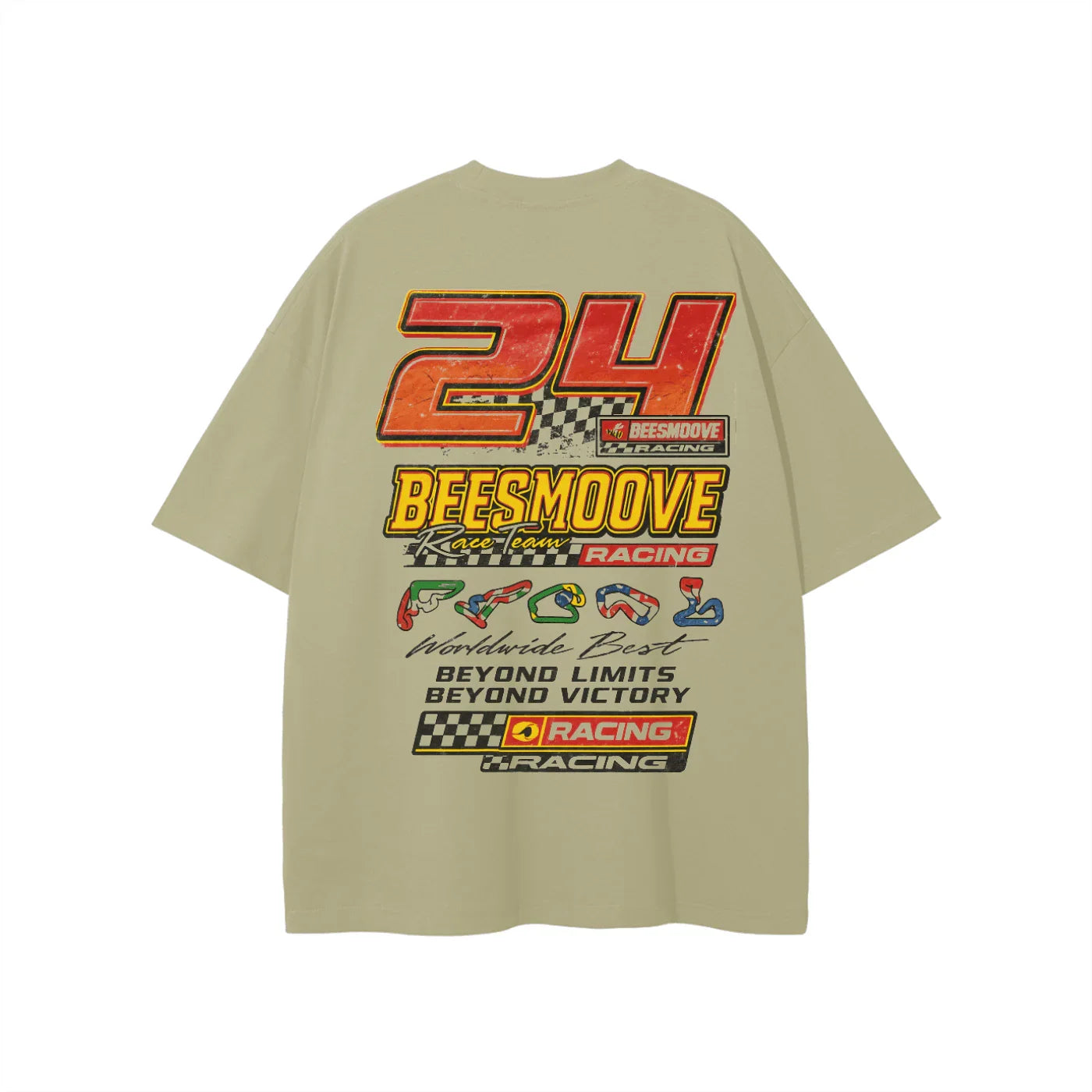 BEESMOOVE: Throttle Legends ’91 T-shirt - Beesmoove 