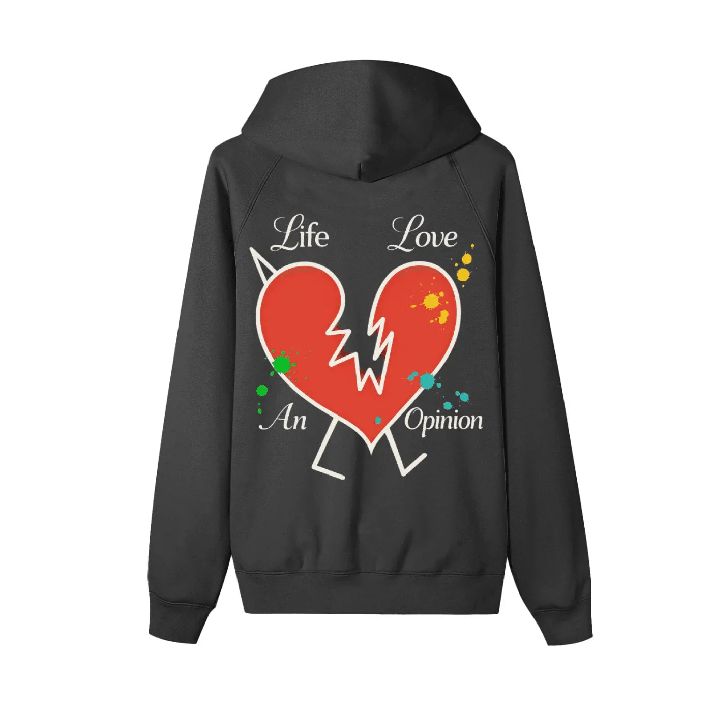 BEESMOOVE Heartbreak Hijack Zip-up Fleece Hoodie - Beesmoove 