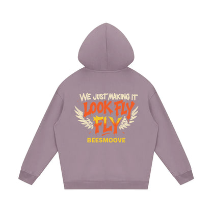 BEESMOOVE God wrote the vision Fleece Hoodie - Beesmoove 