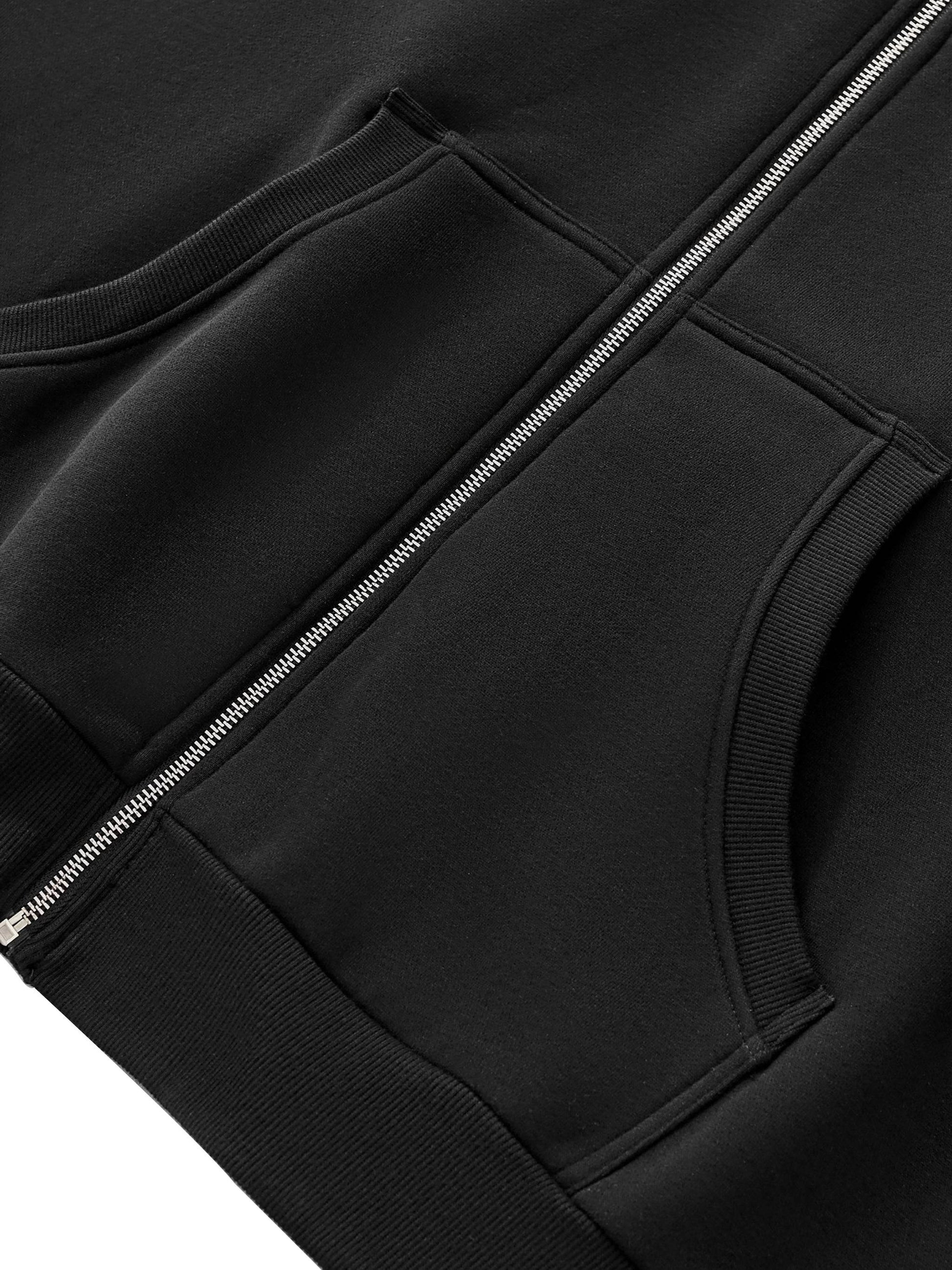 BEESMOOVE: Error Legacy Full-Zip Boxy Hoodie - Beesmoove 