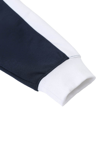 BEESMOOVE DOHIVE Contrast Trim Stand Collar Jacket - Beesmoove 