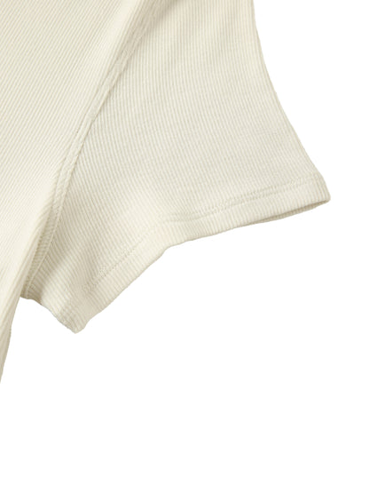 BEESMOOVE Modal Bodycon Henley Shirt - Beesmoove 
