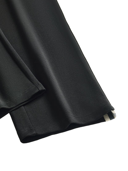 BEESMOOVE DOHIVE Contrast Side-Stripe Straight-Leg Pants - Beesmoove 