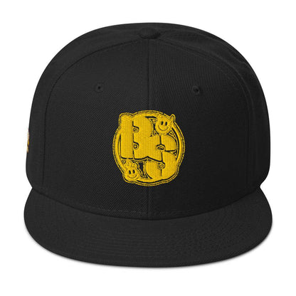 BEESMOOVE BeeSmiles Worldwide 
Yellow Snapback Hat - Beesmoove 