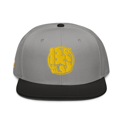 BEESMOOVE BeeSmiles Worldwide 
Yellow Snapback Hat - Beesmoove 