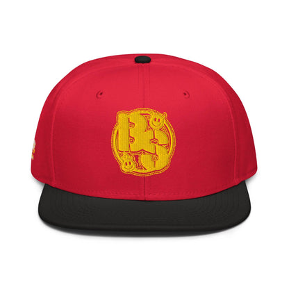 BEESMOOVE BeeSmiles Worldwide 
Yellow Snapback Hat - Beesmoove 